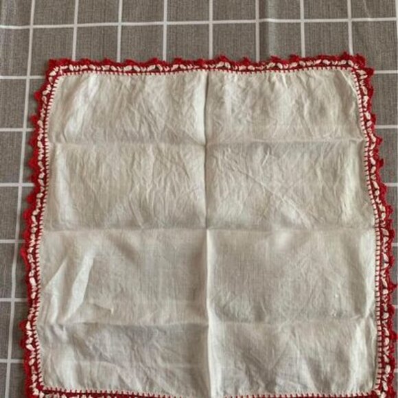 Vintage Valentines Day Handkerchief - Picture 1 of 3